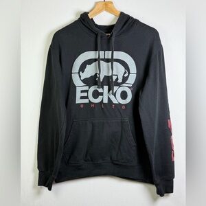 Ecko Unltd. Men’s Y2K Hoodie Rhino Logo Pullover Sweatshirt Sz M